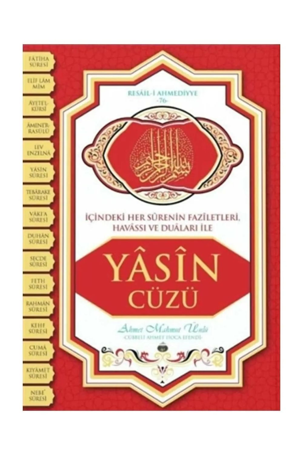 Cübbeli Ahmet Hoca Yasin Kitabı